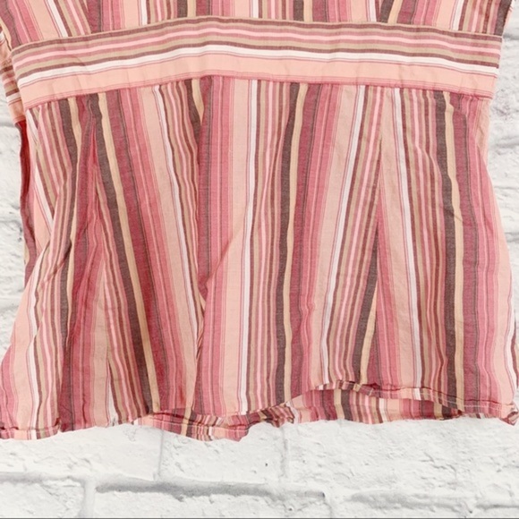 LOFT striped tank top size 6 petite - Picture 7 of 9